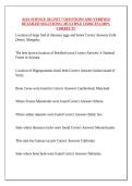 AOA SCIENCE 5B UNIT 7 QUESTIONS AND VERIFIED DETAILED SOLUTIONS &lpar; MULTIPLE CHOICES&rpar; &vert;100&percnt; CORRECT&excl;&excl;