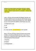 GEORGETTE REVIEW PMHNP EXAM QUESTION BANK &vert; NEWEST&NewLine;ACTUAL EXAM QUESTIONS AND CORRECT ANSWERS &lpar;VERIFIED&rpar;&NewLine;LATREST 2026&sol;2027 UODATE &lbrace;400 Q & A&rcub; GRADED A&plus; &vert; BRAND NEW&NewLine;&vert; 100&percnt; PASS&period;