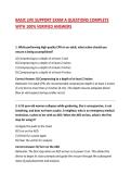 BASIC LIFE SUPPORT EXAM A QUESTIONS COMPLETE WITH 100&percnt; VERIFIED ANSWERS  2026&sol;2027