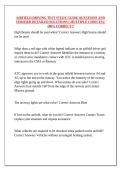 AIRPORT DRIVING TEST QUESTIONS AND VERIFIED DETAILED SOLUTIONS &lpar; MULTIPLE CHOICES&rpar; &vert;100&percnt; CORRECT&excl;&excl;