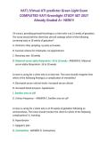 VATI Comprehensive Predictor Study Set &vert; Virtual ATI Green Light Exam Questions & Verified Answers