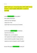 AAERT CDR Exam &vert; Actual Questions With 100&percnt; Correct&NewLine;Answers &sol; Latest Update 2026&sol;2027 &vert; Graded A&plus;&NewLine;&lpar;Verified&rpar;