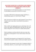 AOA STUDY GUIDE TEST &num;1  QUESTIONS AND VERIFIED DETAILED SOLUTIONS &lpar; MULTIPLE CHOICES&rpar; &vert;100&percnt; CORRECT&excl;&excl;