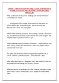 AIRFIELD DRIVING COURSE QUESTIONS AND VERIFIED DETAILED SOLUTIONS &lpar; MULTIPLE CHOICES&rpar; &vert;100&percnt; CORRECT&excl;&excl;