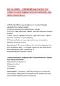 BIO 156 EXAM 1 - COMPREHENSIVE PRACTICE TEST COMPLETE QUESTIONS WITH VERIFIED ANSWERS AND DETAILED RATIONALES 2026&sol;2027