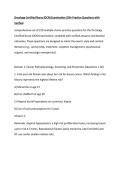 Oncology Certified Nurse &lpar;OCN&rpar; Examination 250&plus; Practice Questions with Verified