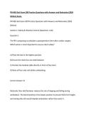 PN HESI Exit Exam 200 Practice Questions with Answers and Rationales