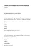 PN Exit HESI HESI PN Fundamentals Exam &ndash; 200 Practice Questions with Answers&comma;&period;