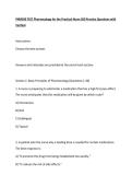 PNM300 TEST Pharmacology for the Practical Nurse 200 Practice Questions with Verified
