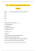 BSC - 1025C Exam 03 Questions and Correct &NewLine;Answers 