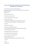 NCLEX TEST BANK FOR NCLEX-RN 2027 300 QUESTIONS AND &NewLine;ANSWERS WITH RATIONALES