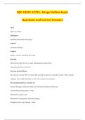 BSC-1025C-12755 - Drugs Outline Exam &NewLine;Questions and Correct Answers 