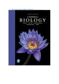 Campbell Biology 12th Edition Urry Cain Wasserman Minorsky Orr Test Bank 2025&sol; 2026 &vert; 100&percnt; Verified Questions and Answers with Solution