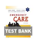 Emergency Care 14th Edition Daniel Limmer Michael F&period; O&rsquo;Keefe Test Bank All Chapters 2025&sol; 2026