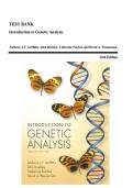 Test Bank&colon; Introduction to Genetic Analysis 12th Edition by Griffiths