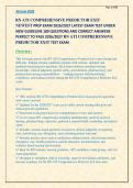 RN ATI COMPREHENSIVE PREDICTOR EXIT &NewLine;NEWEST PREP EXAM 2026&sol;2027 LATEST EXAM TEST UNDER &NewLine;NEW GUIDELINE 180 QUESTIONS AND CORRECT ANSWERS &NewLine;PERFECT TO PASS 2026&sol;2027 RN ATI COMPREHENSIVE &NewLine;PREDICTOR EXIT TEST EXAM