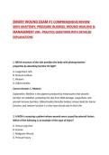 EMORY WOUND EXAM &num;1 COMPREHENSIVE REVIEW&colon; SKIN ANATOMY&comma; PRESSURE INJURIES&comma; WOUND HEALING & MANAGEMENT 200&plus; PRACTICE QUESTIONS WITH DETAILED EXPLANATIONS 2026&sol;2027