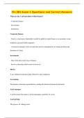 Fin 201 Exam 1 Questions and Correct Answers