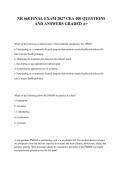 NR 668 Final Exam Prep &vert; 400&plus; Actual Questions & Detailed Answers &vert; Graded A&plus; Study Resource
