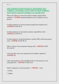 DOT CERTIFICATION EXAM ALL QUESTIONS AND CORRECT ANSWERS LATEST UPDATE WITH VERIFIED SOLUTIONS ALREADY GRADED A&plus; ASSURE PASS&NewLine;