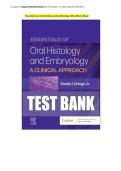 Essentials of Oral Histology and Embryology 6th Edition Chiego Test Bank 2025&sol; 2026 &vert; Practice Questions and Answers