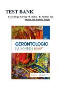 Gerontologic Nursing 7th Edition Sue Meiner & Jennifer Comprehensive Test Bank Nursing Care of Older Adults Exam Prep Guide 2025&sol; 2026 100&percnt; Verified with Correct Questions and Answers