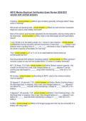ABYC Marine Electrical Certification Exam Review 2026&sol;2027 &NewLine;version with verified answers  