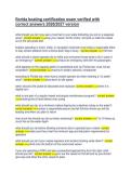 florida boating certification exam verified with &NewLine;correct answers 2026&sol;2027 version