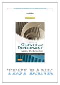 Test bank Growth and Development Across the Lifespan 2nd Edition Leifer