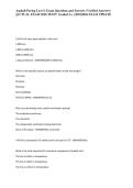 Asphalt Paving Level 1 Exam Questions and Answers &lpar;Verified Answers&rpar; &vert;&vert;ACTUAL EXAM 2025 TEST&excl;&excl; Graded A&plus; &vert; 2025&vert;2026 EXAM UPDATE&NewLine;