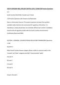 SOUTH CAROLINA WELL DRILLER COASTAL LEVEL C EXAM 200 Practice Questions&period;