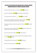 CCI ECHO TEST&vert;VERIFIED QUESTIONS AND WELL DETAILED CORRECT ANSWERS&vert;GRADED A&plus;&vert;NEWEST 2026&sol;2027 UPDATE