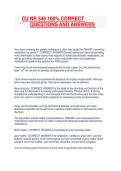 CU NR 546 100&percnt; CORRECT QUESTIONS AND ANSWERS