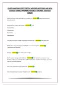 PILATES ANATOMY CERTIFICATION &vert;VERIFIED QUESTIONS AND WELL DETAILED CORRECT ANSWERS&vert;GRADED A&plus;&vert;NEWEST 2026&sol;2027 UPDATE