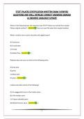 STOTT PILATES CERTIFICATION WRITTEN EXAM &vert;VERIFIED QUESTIONS AND WELL DETAILED CORRECT ANSWERS&vert;GRADED A&plus;&vert;NEWEST 2026&sol;2027 UPDATE