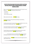 PILATES CERTIFICATION EXAM STUDY GUIDE&vert;VERIFIED QUESTIONS AND WELL DETAILED CORRECT ANSWERS&vert;GRADED A&plus;&vert;NEWEST 2026&sol;2027 UPDATE