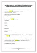 PILATES CERTIFICATION EXAM BUNDLE &vert;VERIFIED QUESTIONS AND WELL DETAILED CORRECT ANSWERS&vert;GRADED A&plus;&vert;NEWEST 2026&sol;2027 UPDATE