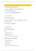 NSG 511&colon; Exam 4 Questions and Correct Answers 