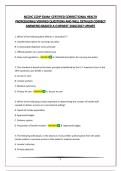 NCCHC CCHP EXAM -CERTIFIED CORRECTIONAL HEALTH PROFESSIONAL&vert;VERIFIED QUESTIONS AND WELL DETAILED CORRECT ANSWERS&vert;GRADED A&plus;&vert;NEWEST 2026&sol;2027 UPDATE