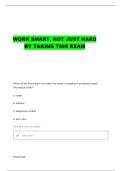 FINAL REVIEW FOR THE CPHT PTCE EXAM PART B QUESTIONS AND CORRECT ANSWERS