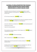 CALIFORNIA UST INSTALLATION&sol;RETROFITTING TECHNICIAN &vert;VERIFIED QUESTIONS AND WELL DETAILED CORRECT ANSWERS&vert;GRADED A&plus;&vert;NEWEST 2026&sol;2027 UPDATE