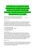 NUR 206 Exam 3 Community Nursing Concepts Review Official Practice Exam Actual Exam 2026&sol;2027 with Detailed Rationales &vert; Complete Exam-Style Questions &vert; Pass Guaranteed &ndash; A&plus; Graded&NewLine;&NewLine;