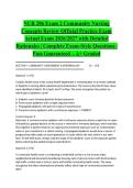 NUR 206 Exam 2 Community Nursing Concepts Review Official Practice Exam Actual Exam 2026&sol;2027 with Detailed Rationales &vert; Complete Exam-Style Questions &vert; Pass Guaranteed &ndash; A&plus; Graded&NewLine;&NewLine;