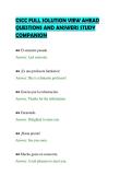 CSCC FULL SOLUTION VIEW AHEAD&NewLine;QUESTIONS AND ANSWERS STUDY&NewLine;COMPANION