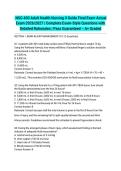  NSG 430 Adult Health Nursing II Guide Final Exam Actual Exam 2026&sol;2027 &vert; Complete Exam-Style Questions with Detailed Rationales &vert; Pass Guaranteed &ndash; A&plus; Graded