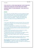 NURS 100 FINAL PREP EXAM 2026&sol;2027 LATEST EXAM TEST &NewLine;UNDER NEW GUIDELINE 120 QUESTIONS AND CORRECT &NewLine;ANSWERS PERFECT TO PASS 2026&sol;2027  NURS 100 FINAL &NewLine;TEST EXAM 