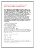 DUBAI RERA EXAM 200 ACTUAL QUESTIONS WITH &NewLine;RATIONALE LATET 2026 ALREADY GRADED A&plus;