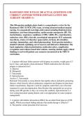 RASMUSSEN MDC II EXAM  200 ACTUAL QUESTIONS AND &NewLine;CORRECT ANSWERS WITH RATIONALE LATEST 2026 &NewLine;ALREADY GRADED A&plus;
