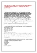 AMT MLT EXAM 200 ACTUAL QUESTIONS AND CORRECT &NewLine;ANSWERS WITH RATIONALE ALREADY GRADED A&plus; &NewLine;LATEST 2026