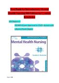 TEST BANK FOR Introductory Mental Health Nursing Fifth&comma; North American Edition by Cynthia Kincheloe ISBN&colon;978-1975211240 COMPLETE GUIDE ALL CHAPTERS COVERED 100&percnt; VERIFIED A&plus; GRADE ASSURED&excl;&excl;&excl;&excl;&excl; NEW LATEST UPDATE&excl;&excl;&excl;&excl;&excl;